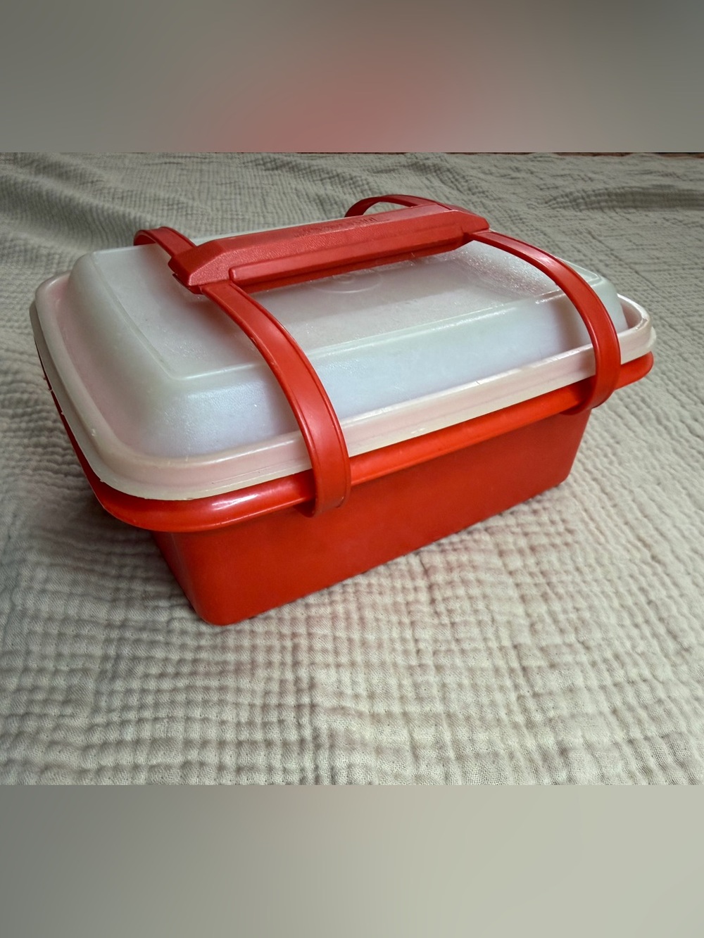 1970’s Tupperware Pack-N-Carry Lunch Box (Model #1254)